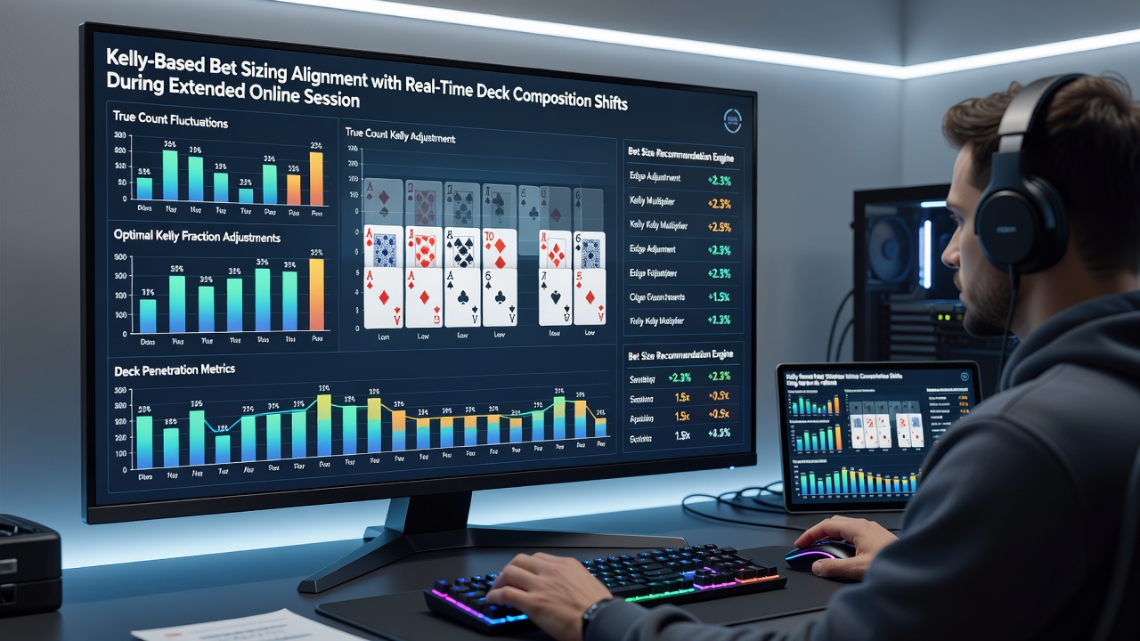 Grafik zur Bankroll-Entwicklung bei synchronisierten Kelly-Einsätzen