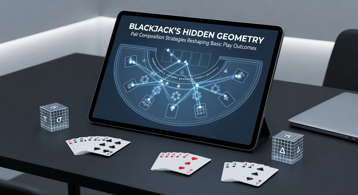 Detaillierte Heatmap einer Blackjack-Simulationsmatrix, die EV-Werte für verschiedene Pair-Zusammensetzungen gegen Dealer-Upcards visualisiert